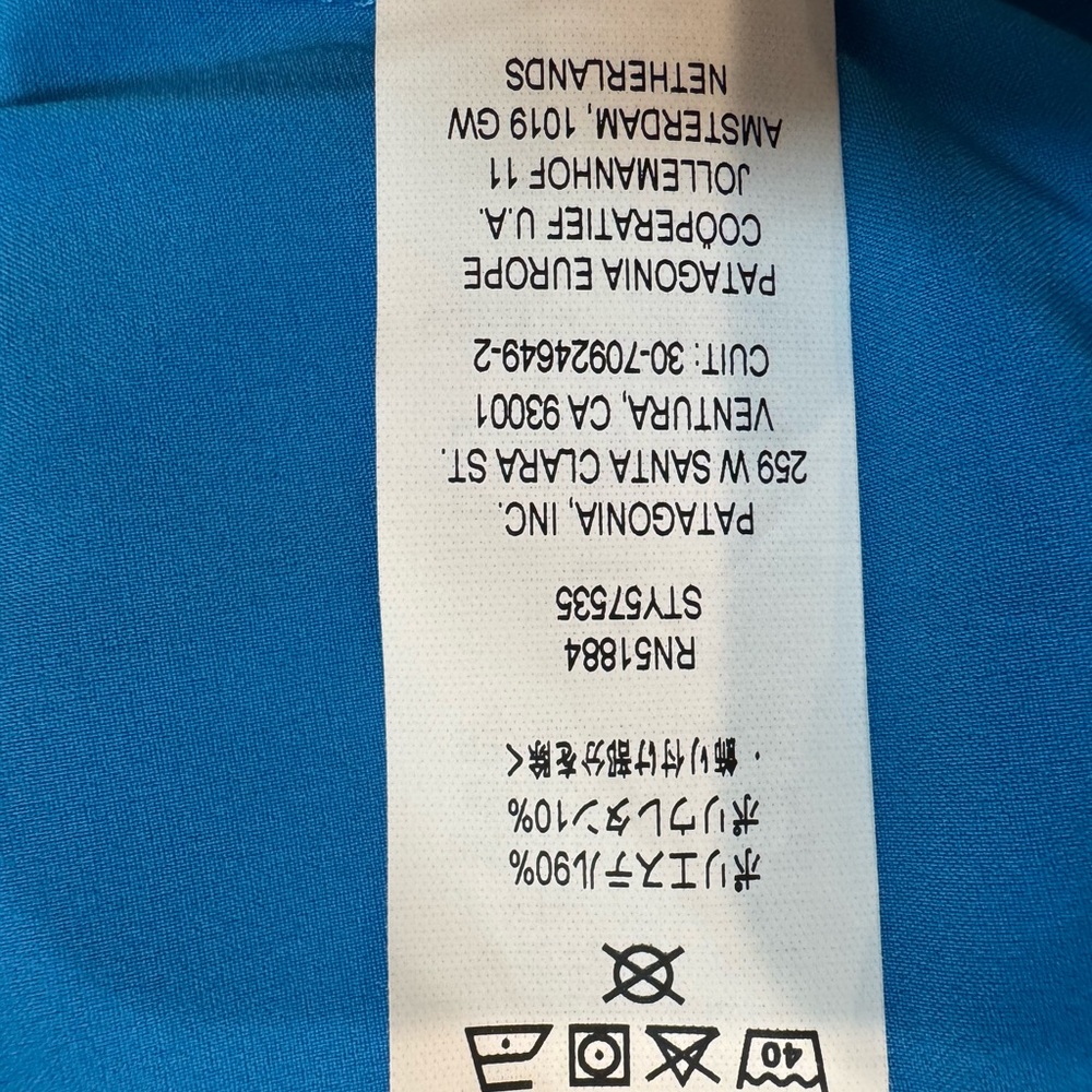 NWT Patagonia Trailfarer Shorts 4.5” Vessel Blue $59 Women’s S Running Shorts - Picture 9 of 9